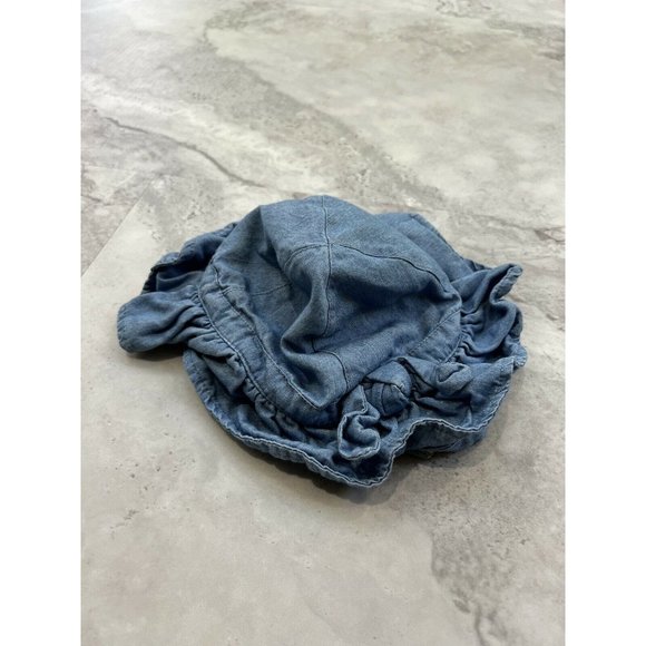 OshKosh Baby Girl Hat  Chambray Blue‎ 0-9 M Months - Picture 2 of 4